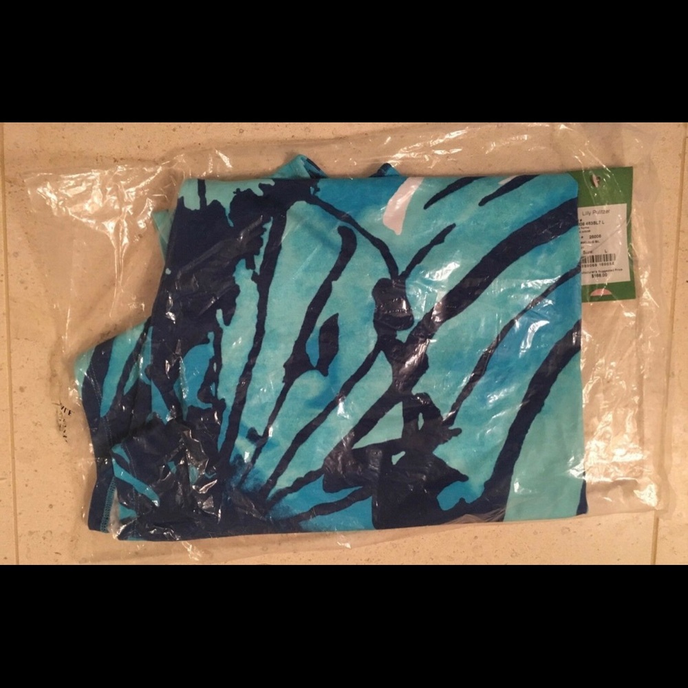 Lily Pulitzer L Blue Get Inky Tessa dress, EUC - Picture 10 of 10